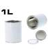 Pots métalliques pour peinture avec couvercle de 1L