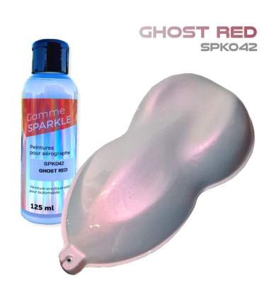 Peintures pour aérographes interferentes GHOST – 9 couleurs solvantées gamme SPARKLE