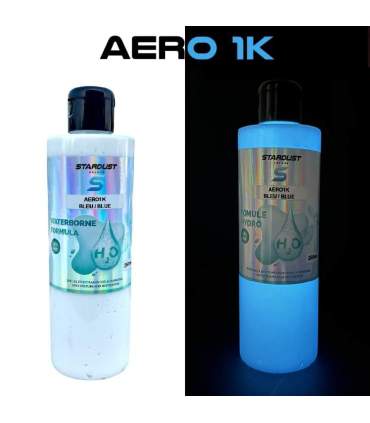 Peinture photoluminescente pour aérographe BLEUE