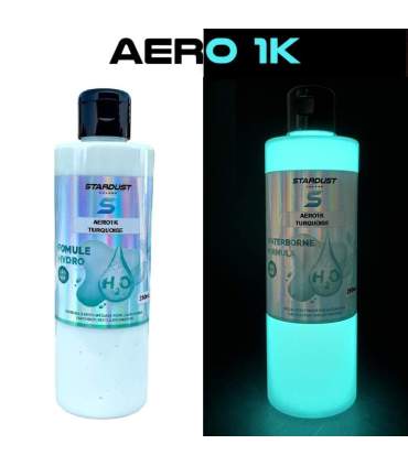 Peinture photoluminescente pour aérographe TURQUOISE