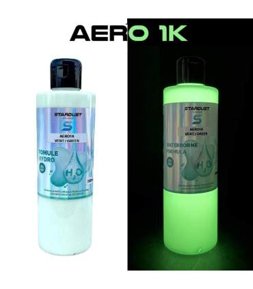 Peinture photoluminescente pour aérographe VERTE