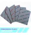 Éponges abrasives en mousse grises Flex Precision – 5 grains de ponçage