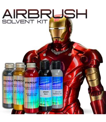 Kit de peinture pour peindre IRON MAN en Rouge et Or – Aérosol ou aérographe