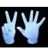 Gants en nitrile jetable bleu (Boite de 100 )