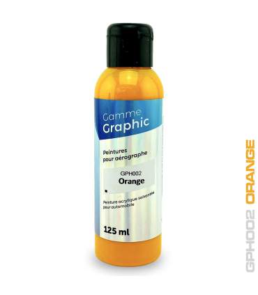 Peintures pour aérographe solvantées GRAPHIC 125ml