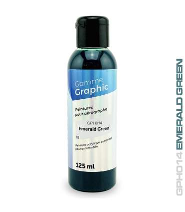 Peintures pour aérographe solvantées GRAPHIC 125ml