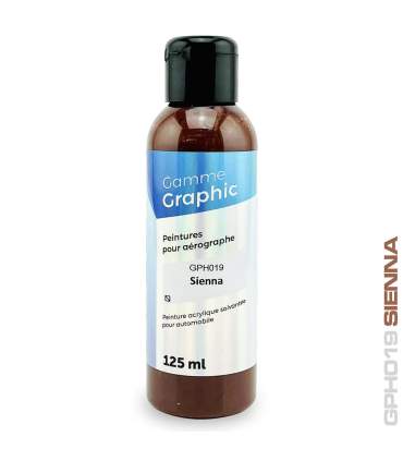 Peintures pour aérographe solvantées GRAPHIC 125ml