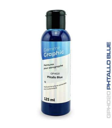 Peintures pour aérographe solvantées GRAPHIC 125ml