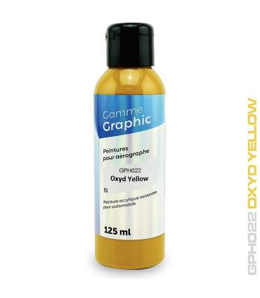 Peintures pour aérographe solvantées GRAPHIC 125ml