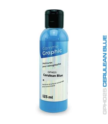 Peintures pour aérographe solvantées GRAPHIC 125ml
