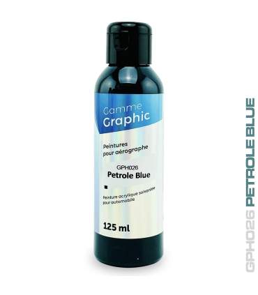 Peintures pour aérographe solvantées GRAPHIC 125ml