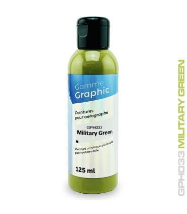 Peintures pour aérographe solvantées GRAPHIC 125ml