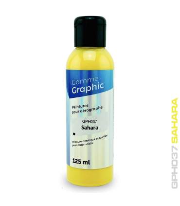 Peintures pour aérographe solvantées GRAPHIC 125ml