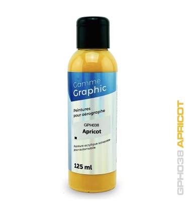 Peintures pour aérographe solvantées GRAPHIC 125ml