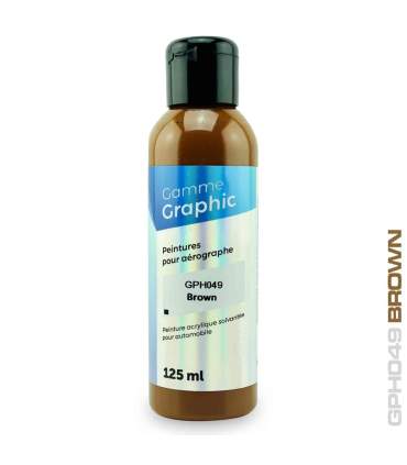 Peintures pour aérographe solvantées GRAPHIC 125ml