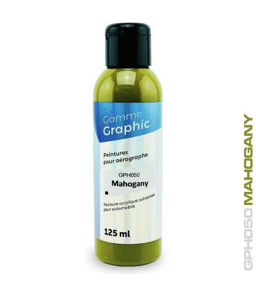 Peintures pour aérographe solvantées GRAPHIC 125ml