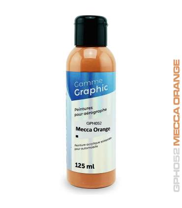 Peintures pour aérographe solvantées GRAPHIC 125ml