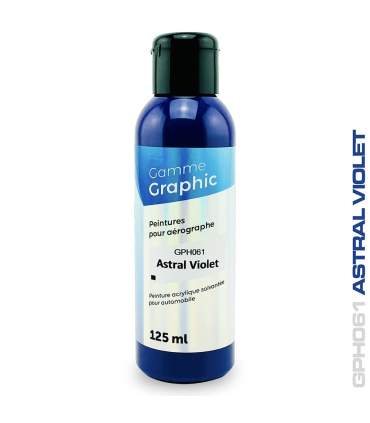 Peintures pour aérographe solvantées GRAPHIC 125ml