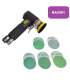 Mini ponçeuse pneumatique orbitale 50 mm avec mini disques abrasifs