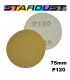 Disques abrasifs auto-agrippant 75mm - Grain P80 à P500 - par 10 ou 50