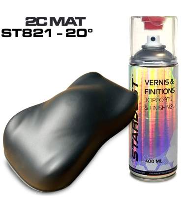 Vernis mat en aérosol professionnel 2C haute résistance