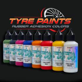 Peinture pneu – 8 couleurs adhérentes et flexibles pour les pneus