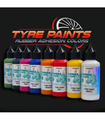 Peintures pour pneus TYRES COLORS – pour la personnalisation des pneus