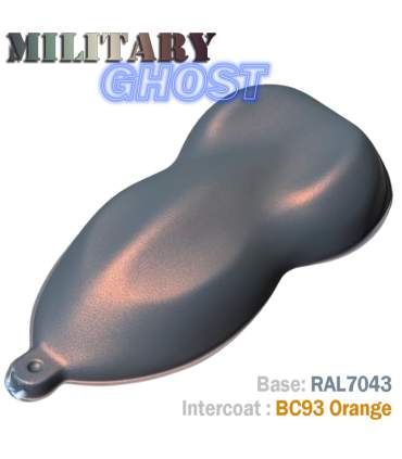 Kit moto peinture effet MILITARY GHOST - 16 combinaisons