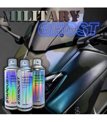 Kit scooter peinture effet MILITARY GHOST en aérosols - 16 déclinaisons