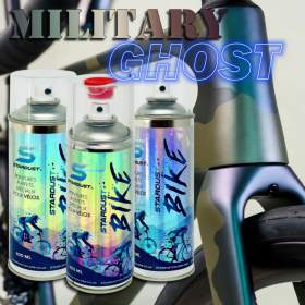 Peinture vélo effet MILITARY GHOST – finition nacrée mate