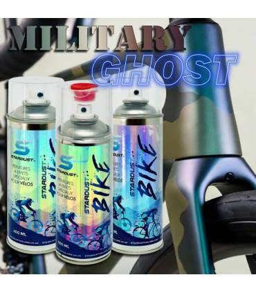 Kit vélo peinture effet MILITARY GHOST - 16 combinaisons