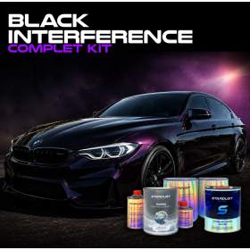 Kit peinture voiture complète - Effet Black Interference