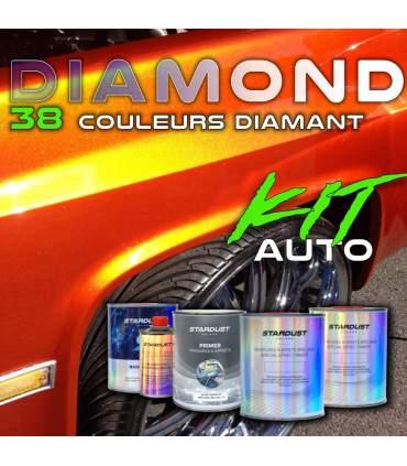 Kit peinture auto - 38 teintes nacrées Diamant