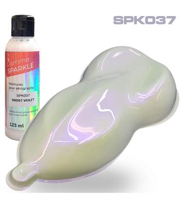 Peintures pour aérographes interferentes GHOST – 9 couleurs solvantées gamme SPARKLE