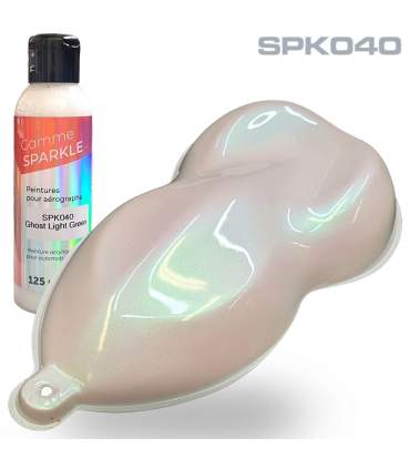Peintures pour aérographes interferentes GHOST – 9 couleurs solvantées gamme SPARKLE