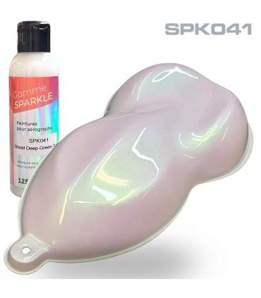 Peintures pour aérographes interferentes GHOST – 9 couleurs solvantées gamme SPARKLE