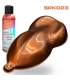 Peinture pour aérographe Métallisée 9 couleurs 125ml - formule solvantée ultrafine