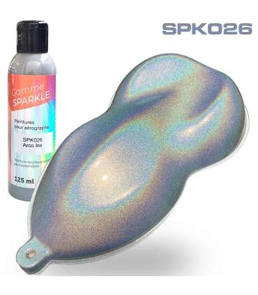 Peinture pour aérographe Multicolore 7 Couleurs 125ml