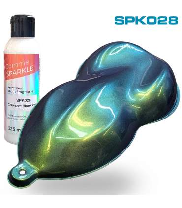 Peinture pour aérographe Multicolore 7 Couleurs 125ml