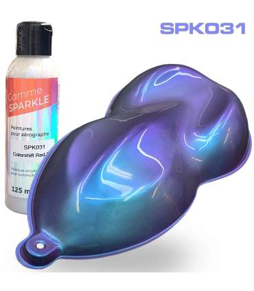 Peinture pour aérographe Multicolore 7 Couleurs 125ml