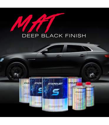 Kit de peinture automobile Noir profond finition Ultra mate