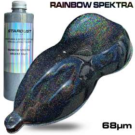 Peinture holographique voiture aux reflets multicolores