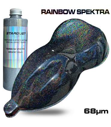 Peinture holographique voiture aux reflets multicolores