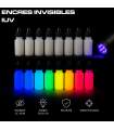 Encre fluorescente invisible UV – Marquage discret et sécurité sous lumière noire