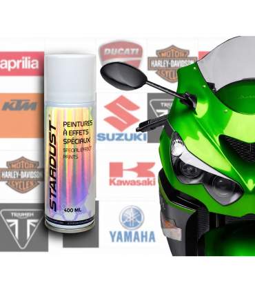 Bombe de peinture moto en teinte d'origine