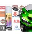 Bombe de peinture moto en teinte d'origine
