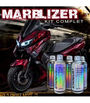 Kit de peinture effet marbré en spray pour Scooter
