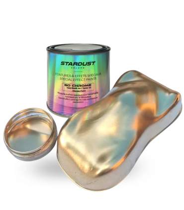 Peinture chrome or doré en spray ou au pinceau