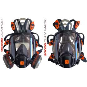 Masque respiratoire intégral silicone pour peintre automobile