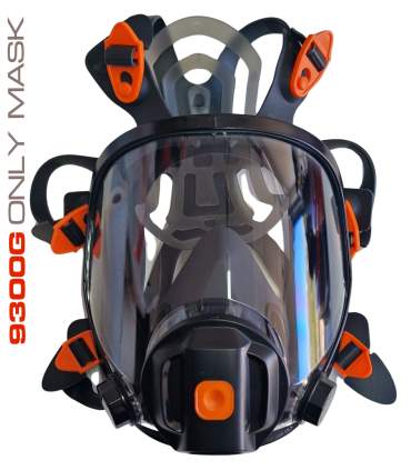 Masque respiratoire intégral silicone pour peintre automobile